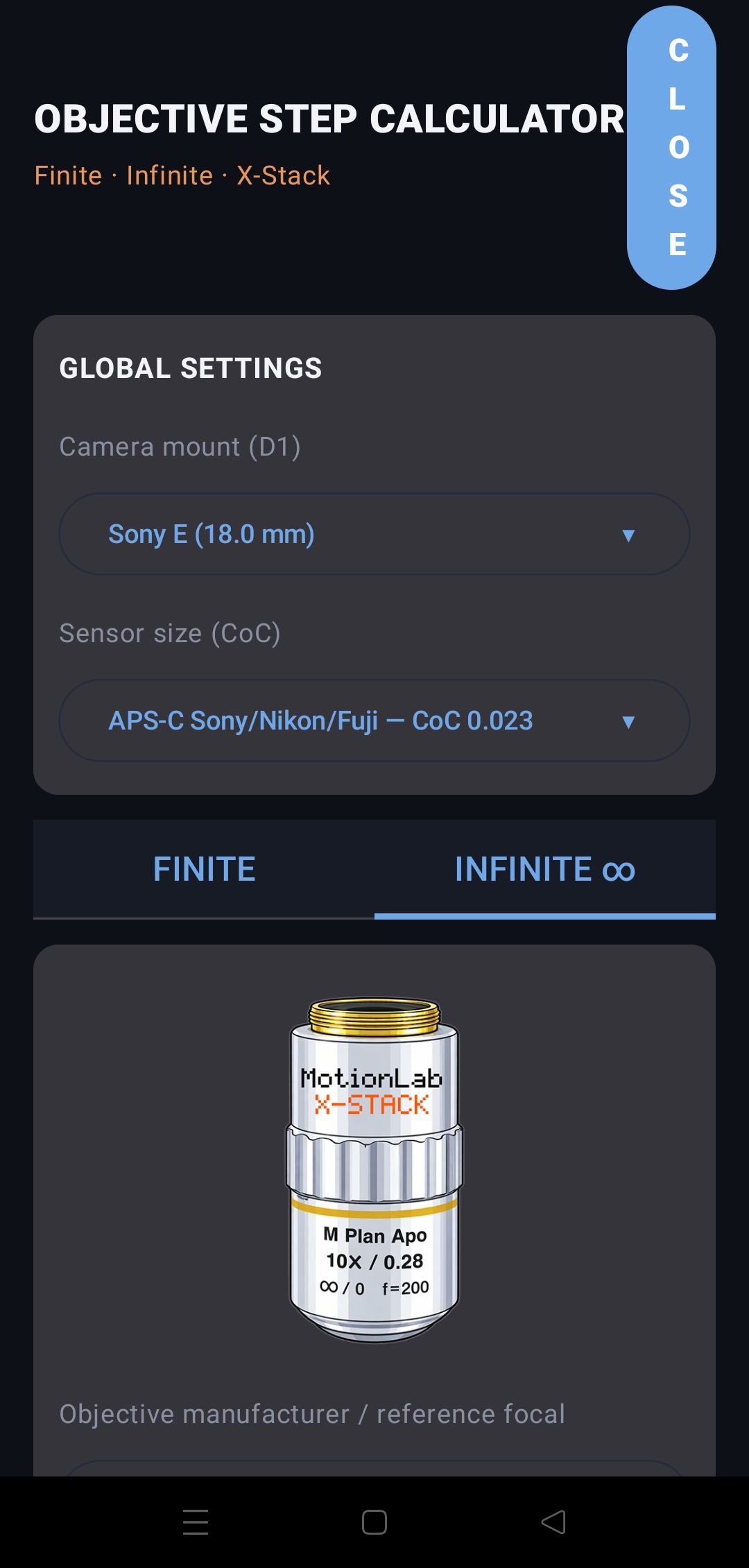 X-STACK App — USB connection